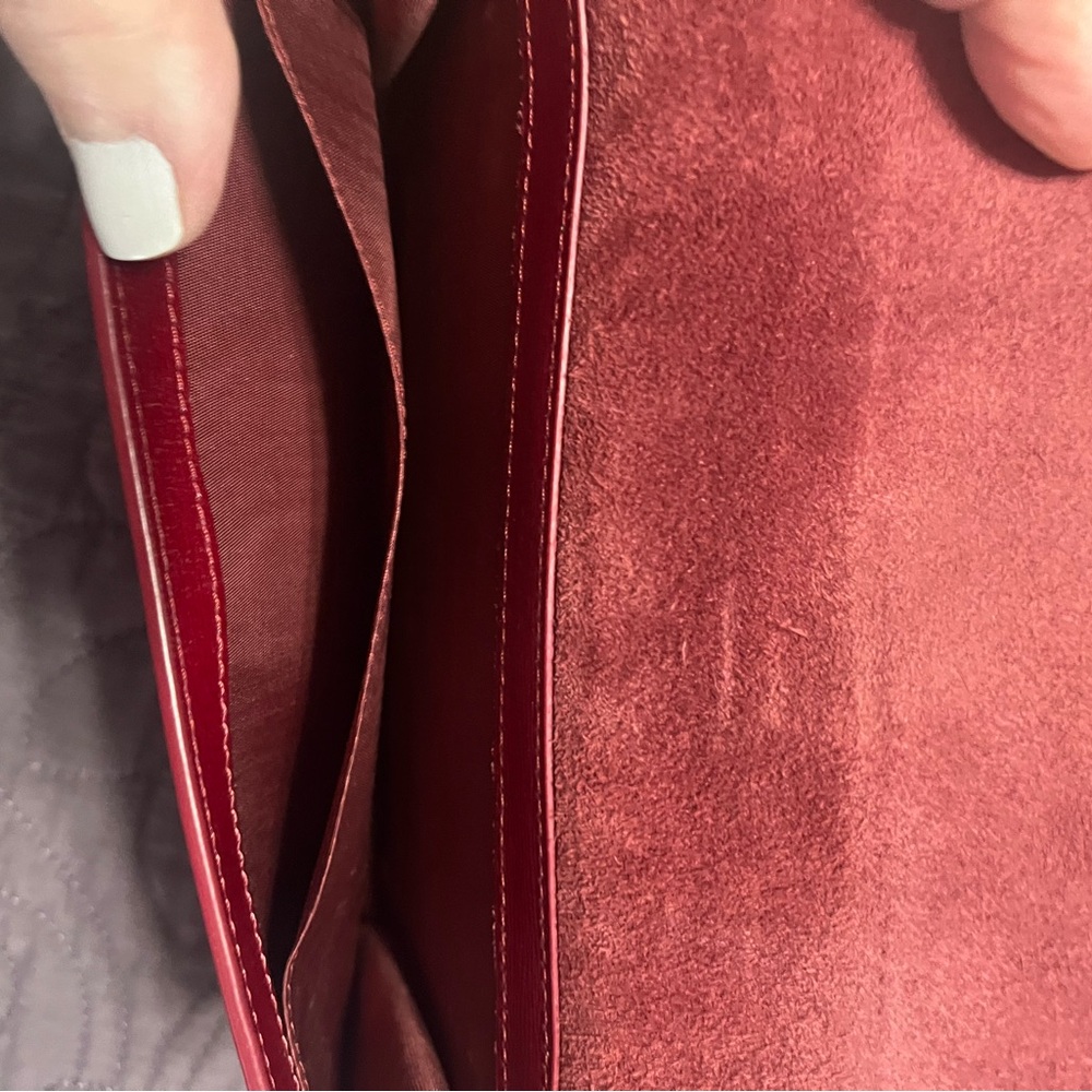 FURLA Riva/shoulder bag/leather/RED/solid color - Picture 5 of 9